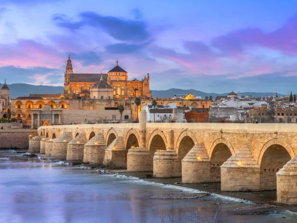 Puente Romano en Córdoba, España