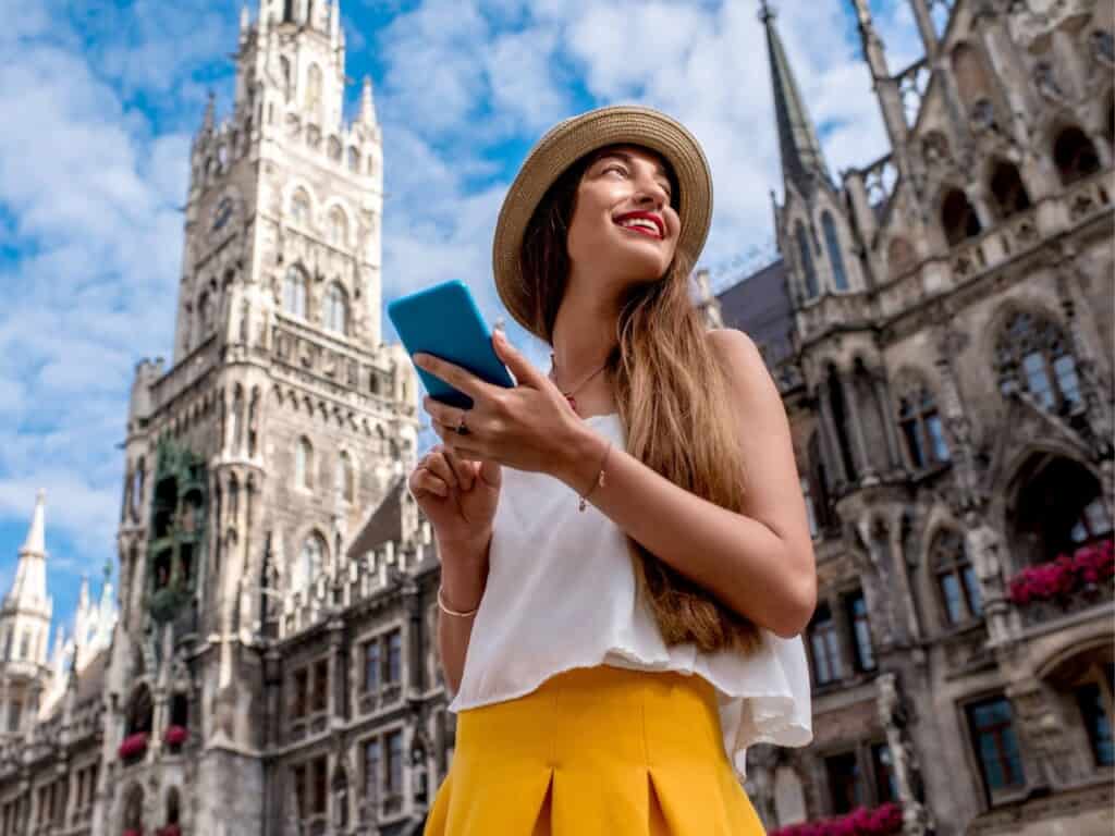Viajar al exterior con internet en el celular